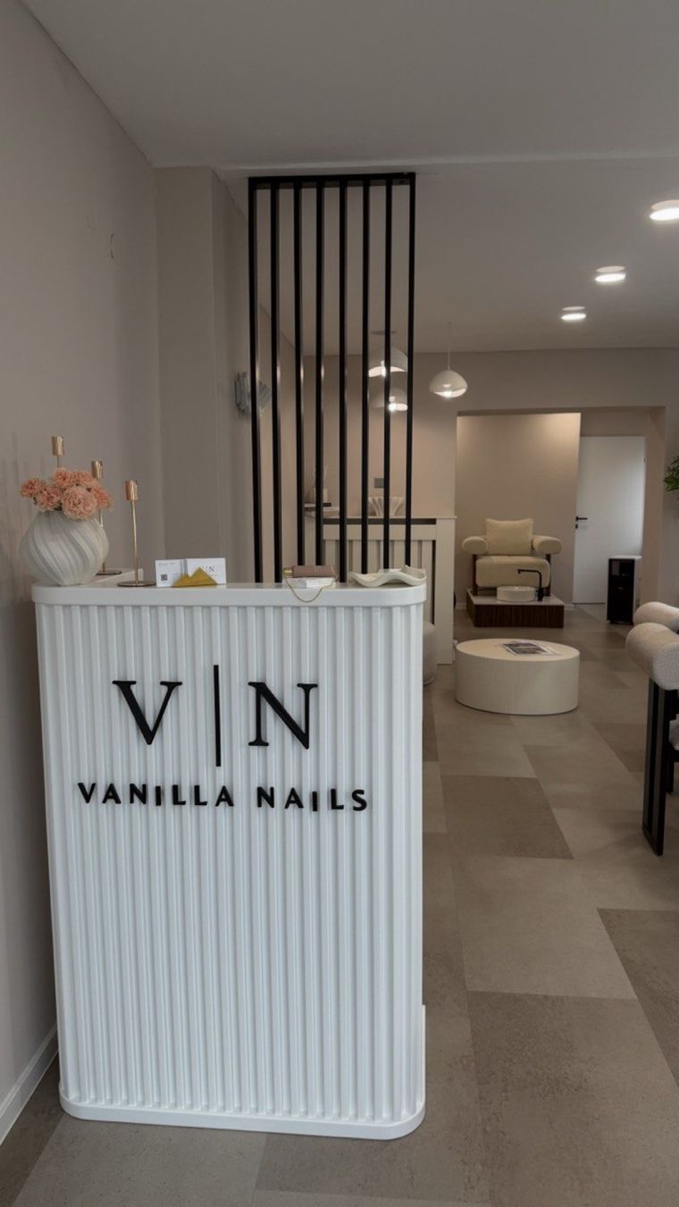 Reception with logo