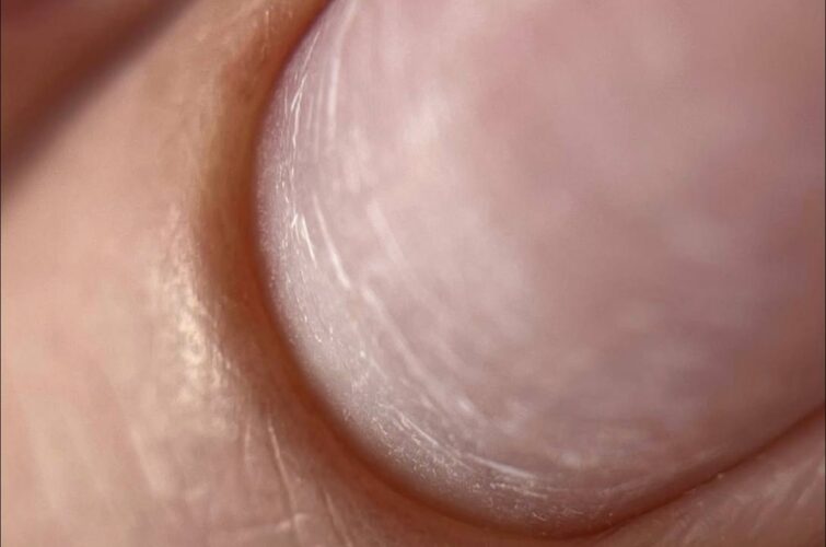 Natürlicher Fingernagel mit professioneller Nagelpflege bei Vanilla Nails Salzburg